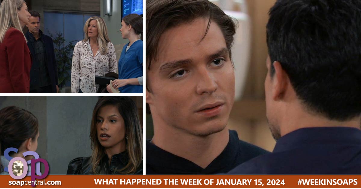 General Hospital Recaps The week of January 15, 2024 on GH Soap Central