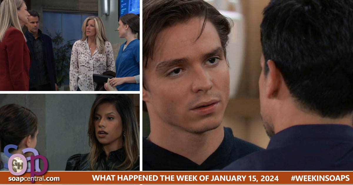 General Hospital Recaps: The week of January 15, 2024 on GH