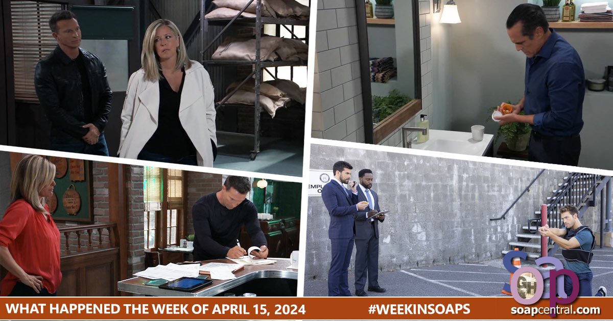 Nina sold her half of Metro Court to Jason. Ava learned Sonny's medications had been tampered with. Sparks flew between Carly and John. Cyrus gave a formal statement about the attack.