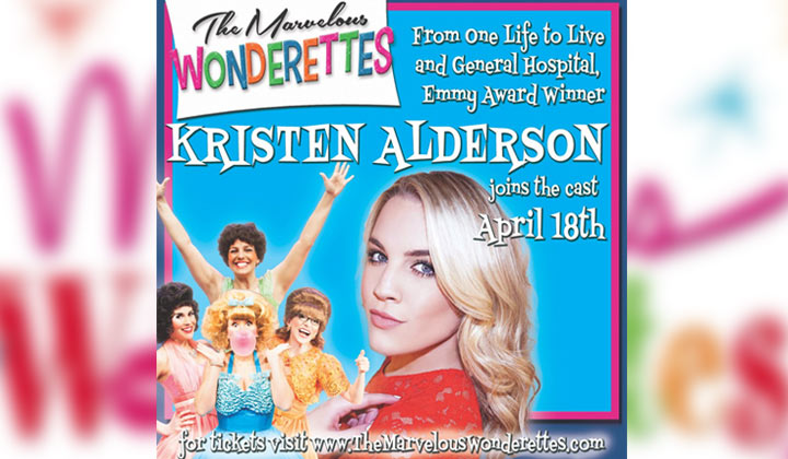 GH and OLTL alum Kristen Alderson takes to the stage in The Marvelous Wonderettes