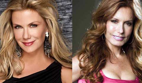 Tracey Bregman and Katherine Kelly Lang's bras are up for grabs