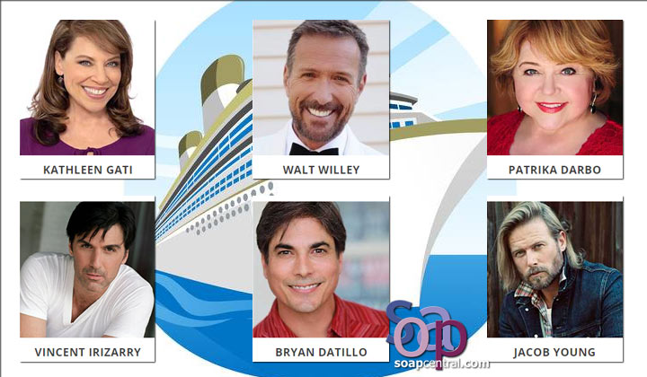 Cruise with soap stars Kathleen Gati, Vincent Irizarry, Jacob Young, and more