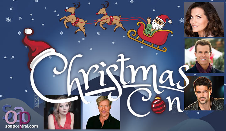 It's soap stars galore at Christmas Con 2020 -- a holiday event in July