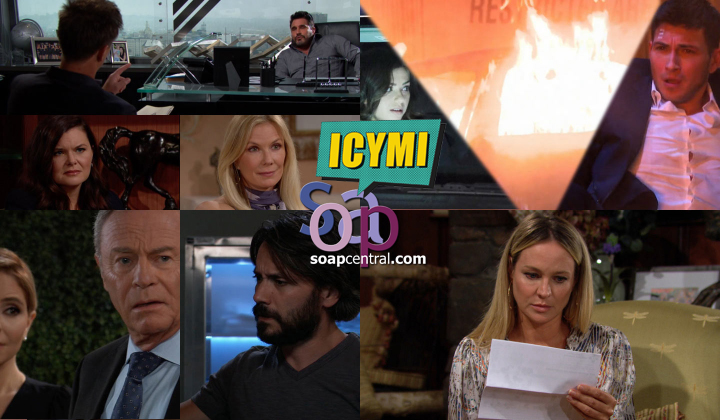 Quick Catch-Up: Soap Central recaps for the Week of September 7 to 11, 2020