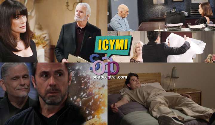 Quick Catch-Up: Soap Central recaps for the Week of November 16 to 20, 2020
