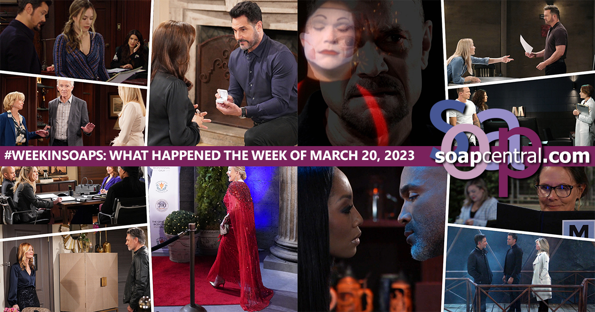 Quick Catch-Up: Soap Central recaps for the Week of March 20, 2023