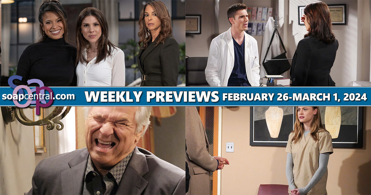 WHAT YOU MISSED: Recaps for the Week of February 26, 2024, on B&B, DAYS, GH, and Y&R
