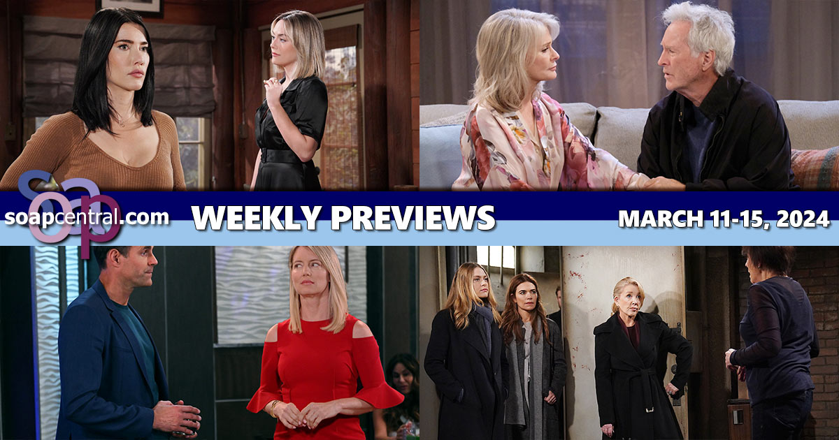 Quick CatchUp for the Week of March 18, 2024 B&B, DAYS, GH, and Y&R
