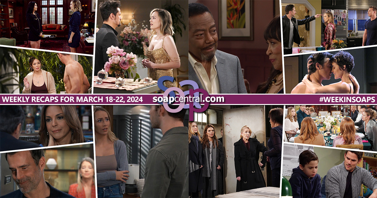 Quick Catch-Up: Soap Central recaps for the Week of March 18, 2024