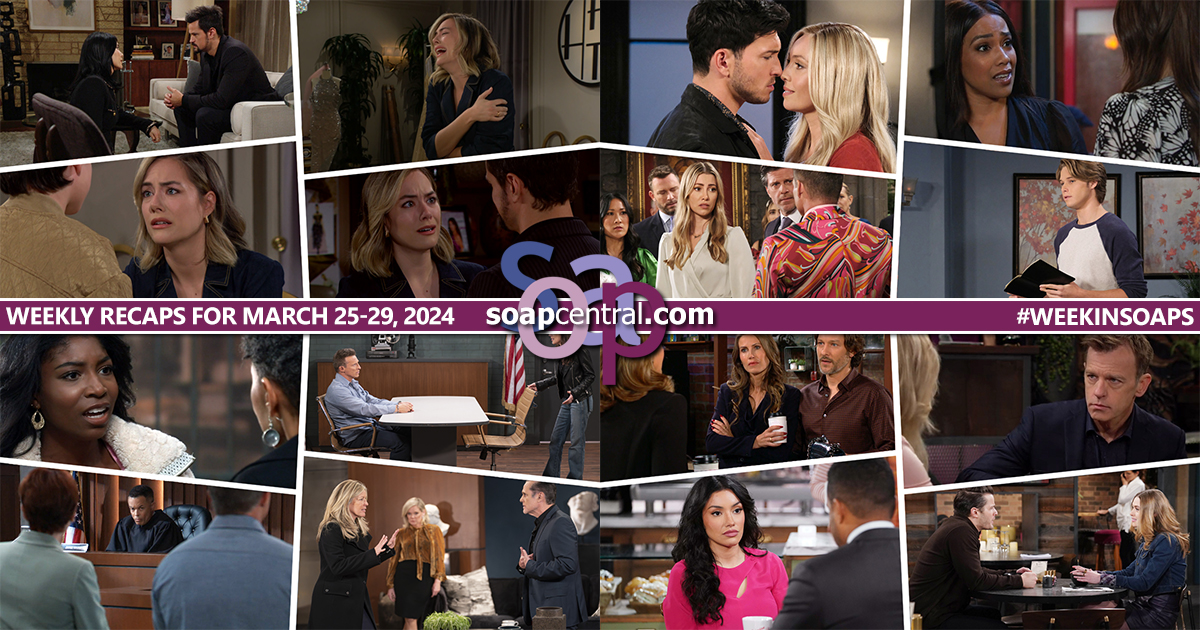Quick Catch-Up: Soap Central recaps for the Week of March 25, 2024
