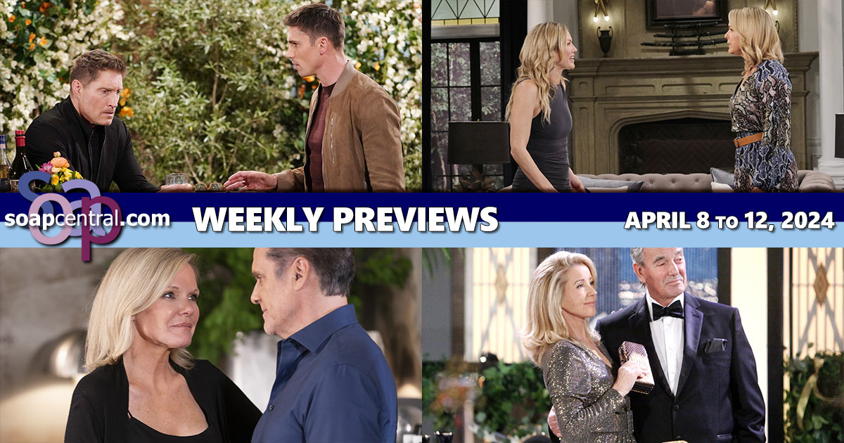 WHAT YOU MISSED: Recaps for the Week of April 8, 2024, on B&B, DAYS, GH, and Y&R