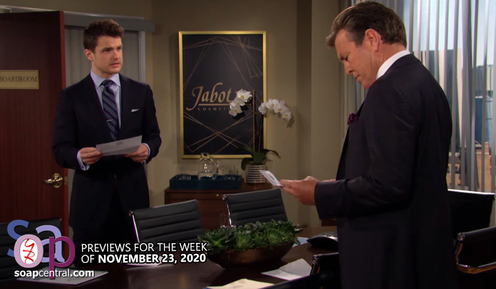 The Young and the Restless Previews and Spoilers for November 23, 2020
