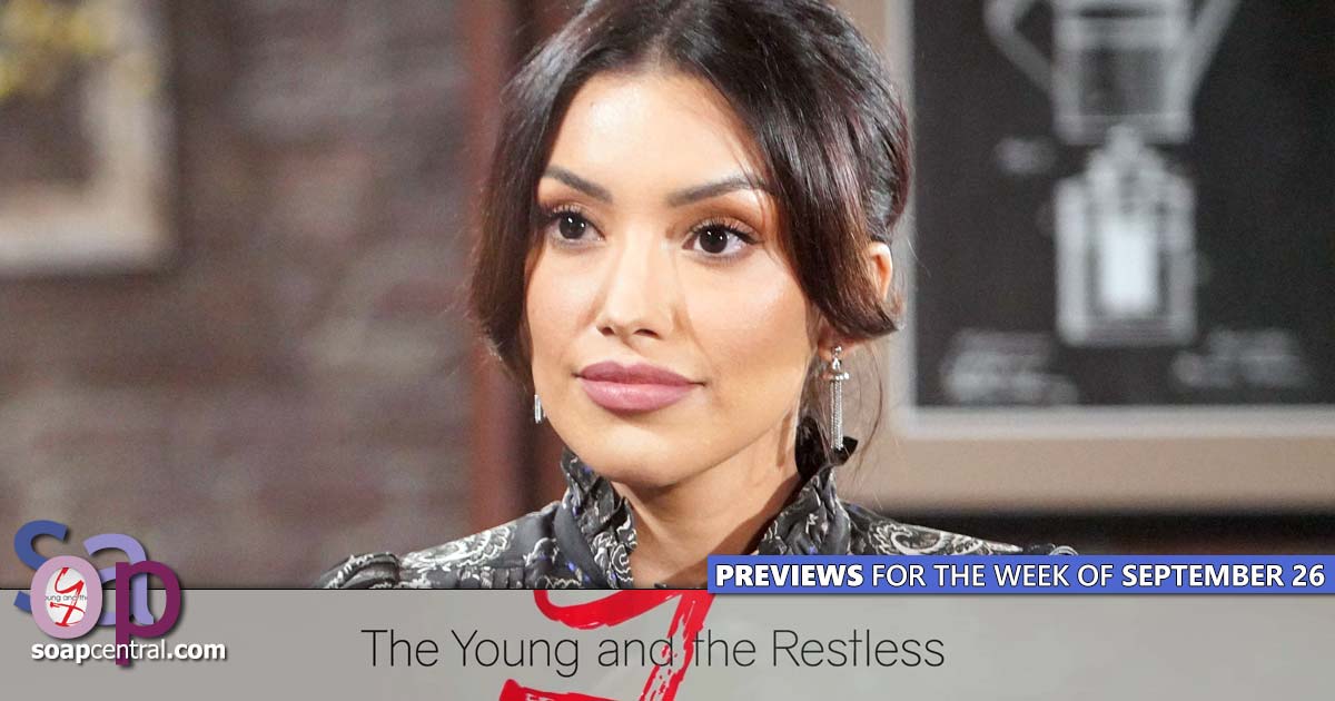 Y&R Spoilers for the week of September 26, 2022 on The Young and the Restless | Soap Central