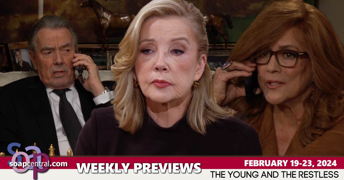 Y&R Spoilers for the week of February 19, 2024 on The Young and the Restless | Soap Central