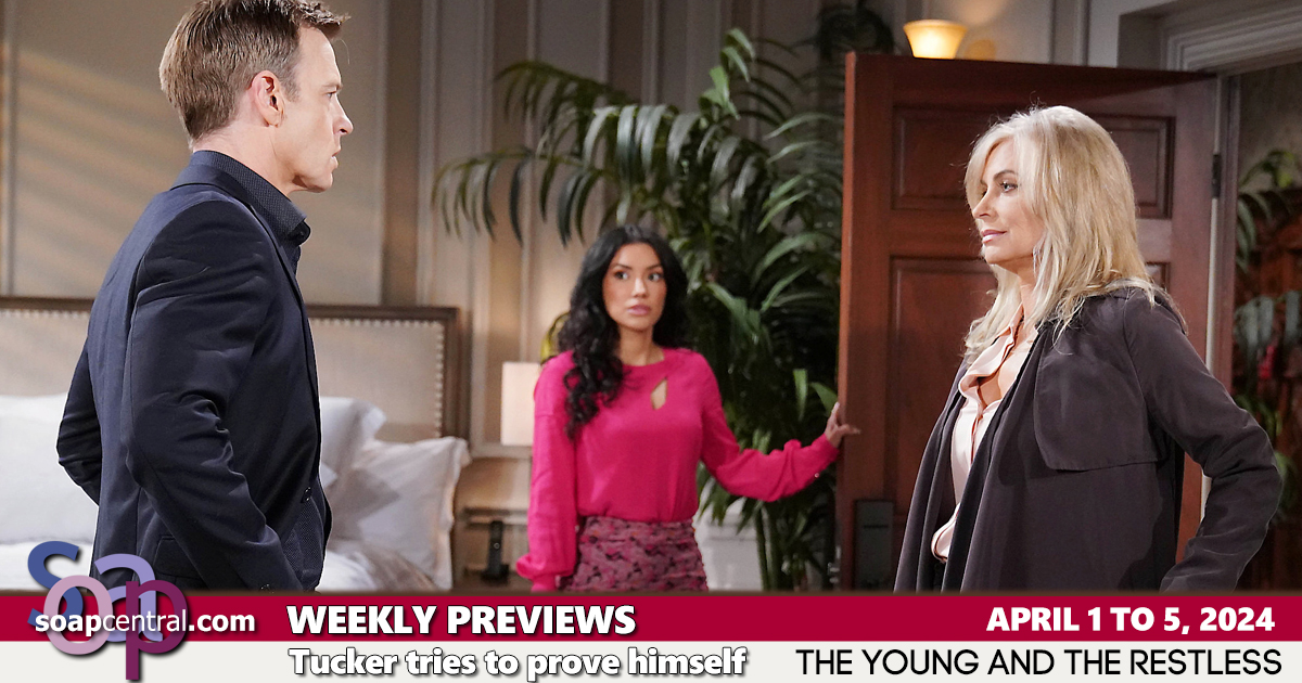 The Young and the Restless Previews and Spoilers for April 1, 2024
