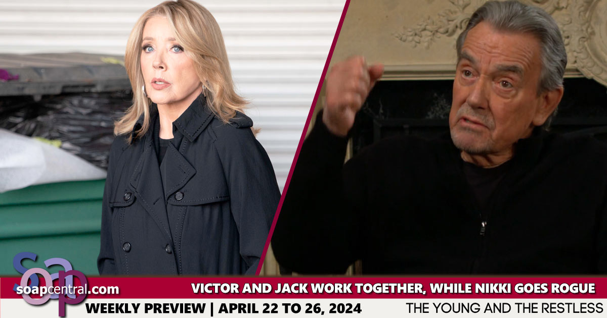 Y&R Spoilers for the week of April 22, 2024 on The Young and the Restless | Soap Central