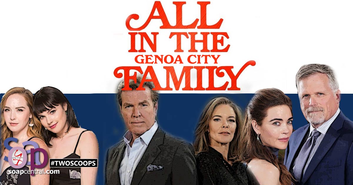 NEW Y&R TWO SCOOPS! All in the Genoa City family