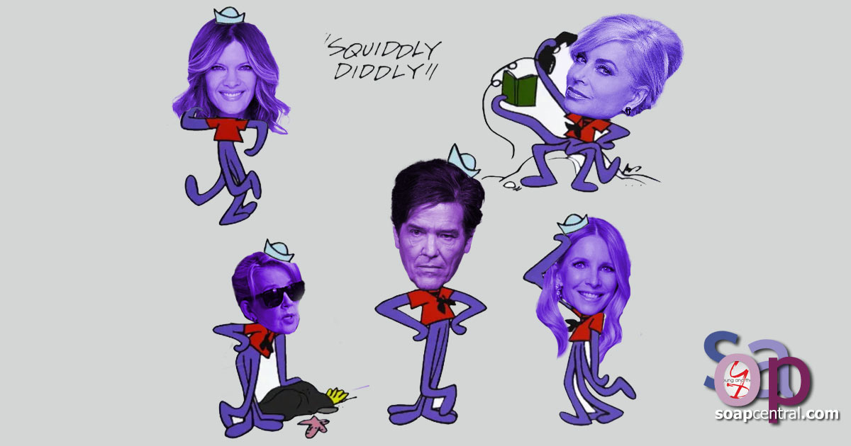 Y&R TWO SCOOPS: Squiddly diddly and the aging rock star