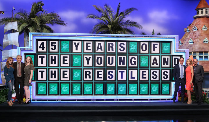 Y&R stars visit Wheel of Fortune for show's 45th anniversary 