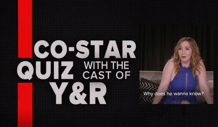 WATCH: Y&R stars crack each other up in co-star quiz