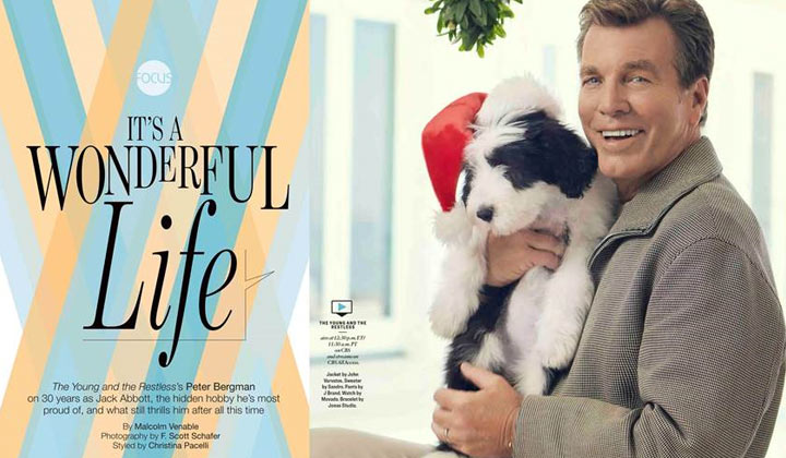 FIRST LOOK: Peter Bergman marks 30 years at The Young and the Restless with stunning pictorial in Watch! magazine