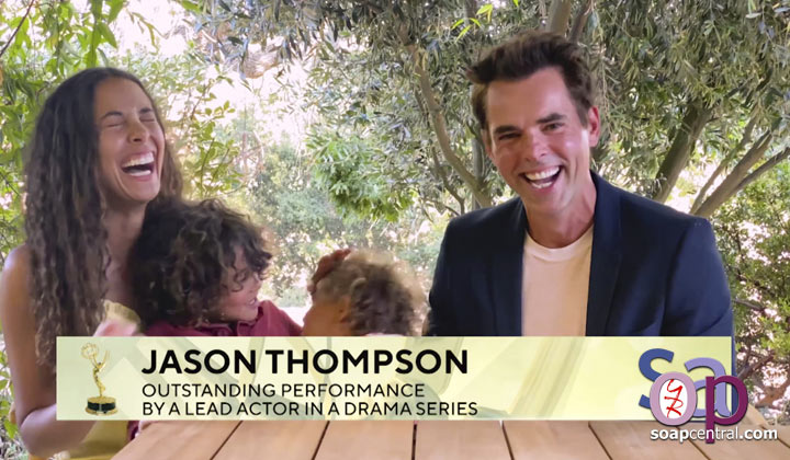 INTERVIEW: The Young and the Restless' Jason Thompson on his Emmy win, super cute acceptance speech, and why it was important for him to acknowledge Black Lives Matter