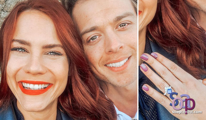 Courtney Hope and Chad Duell are engaged!