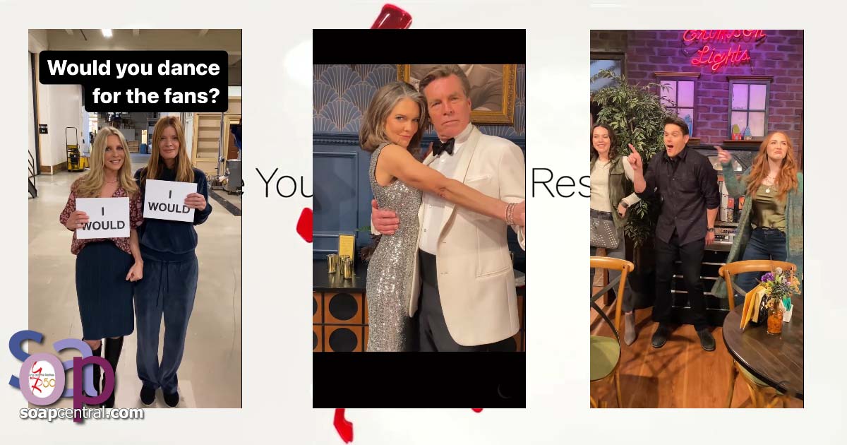 VIDEO: The Young and the Restless stars thank fans for their support with a dance party