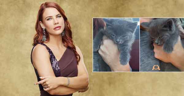 Courtney Hope shares an uplifting story about saving a stray kitten from certain death