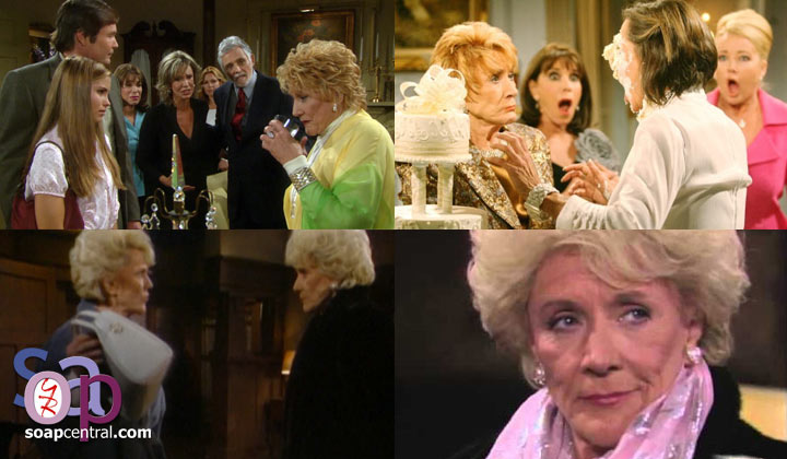 A special week of Y&R episodes devoted to Katherine Chancellor, including a look-like, an intervention, and a food fight