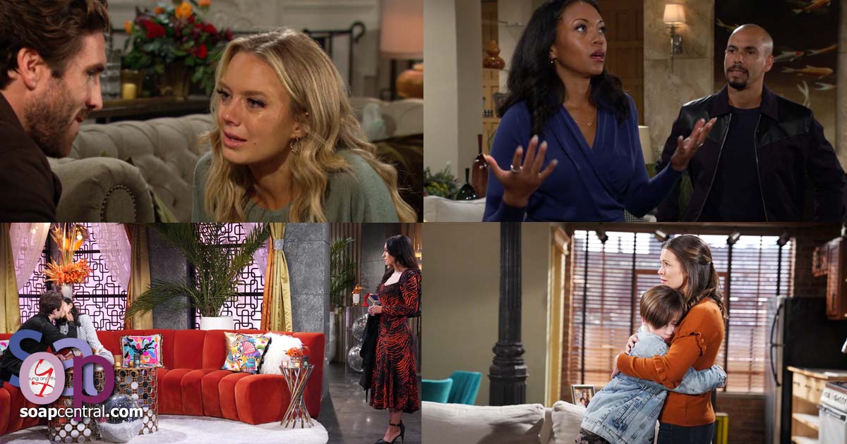 Chance told Abby their marriage was over. Chelsea gently explained her suicide attempt to Connor. Lily was blindsided by Amanda's resignation.
