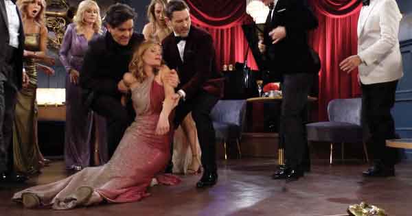 An angry Phyllis collapsed at the Bicentennial Gala