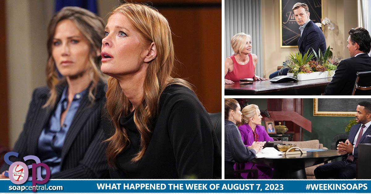 The Young and the Restless Recaps: The week of August 7, 2023 on Y&R