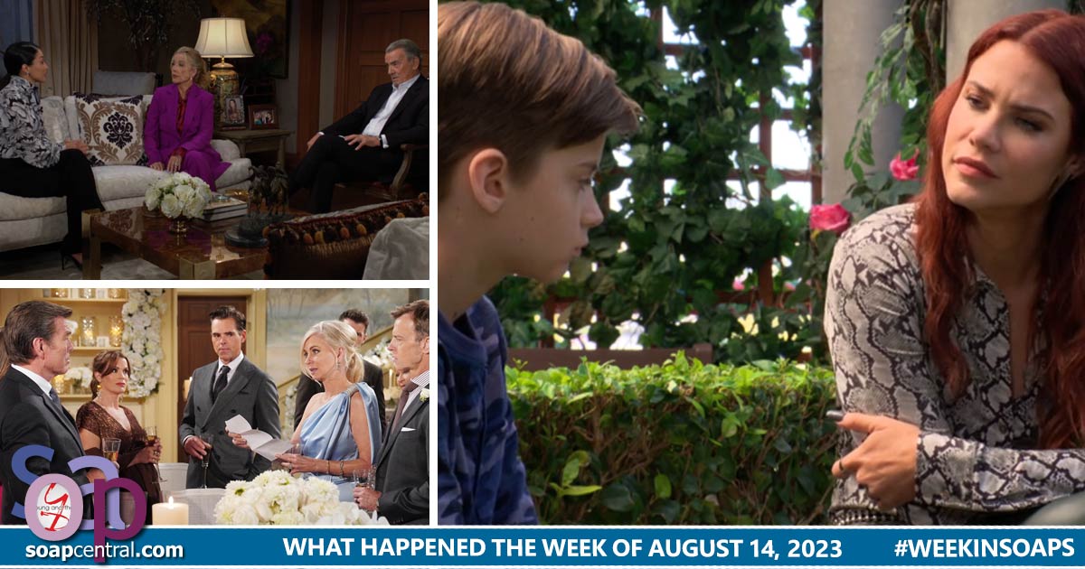 The Young and the Restless Recaps: The week of August 14, 2023 on Y&R
