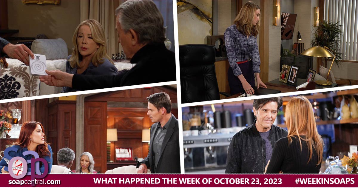 The Young and the Restless Recaps: The week of October 23, 2023 on Y&R