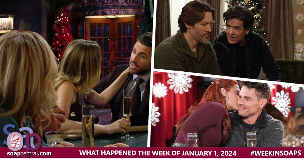 Sharon broke up with Chance. Victoria took time off to tend to Claire's recovery. Adam and Sally celebrate the new year together.