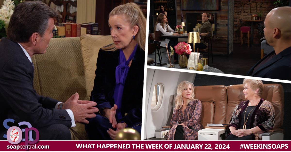 The Young and the Restless Recaps: The week of January 22, 2024 on Y&R