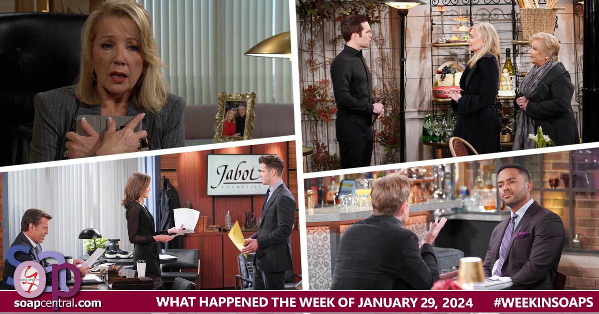 The Young and the Restless Recaps: The week of January 29, 2024 on Y&R