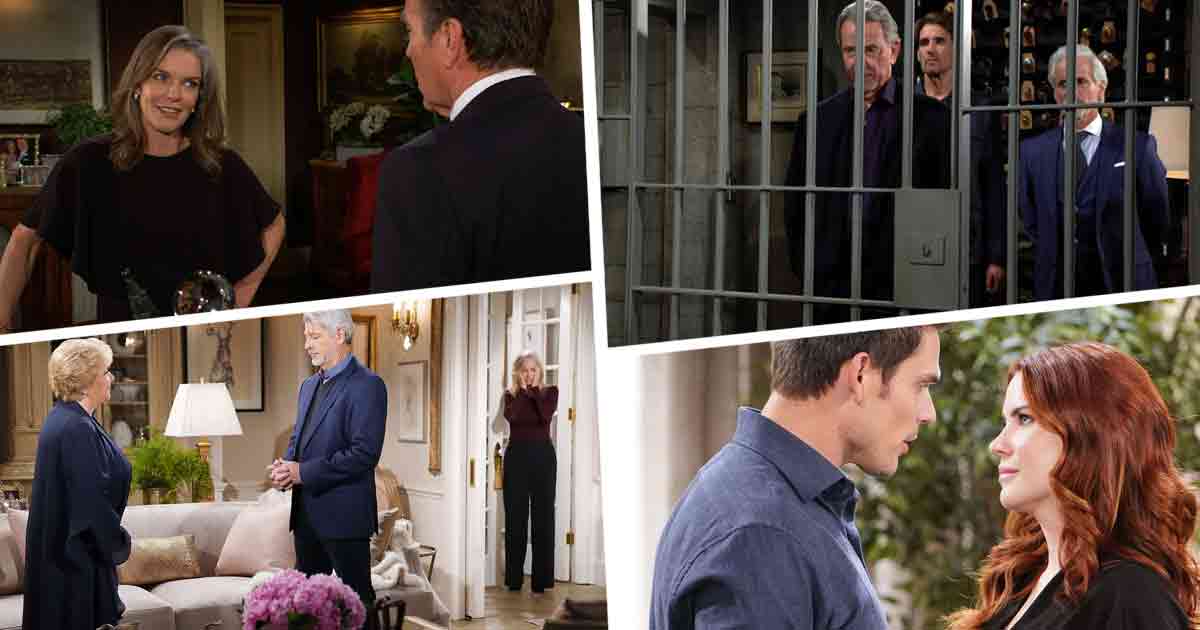Y&R Week of May 27, 2024: Alan appeared not to recognize Tucker in Paris. Victor was forced to turn Jordan over to the authorities. Diane threatened to leave Jack, and he told Nikki he could no longer be her sponsor.