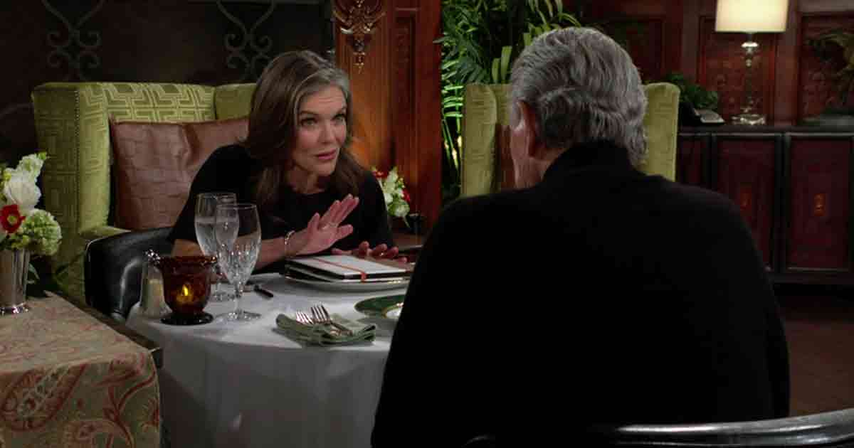 Y&R Friday, May 31, 2024: Diane has separate confrontations with Victor and Kyle